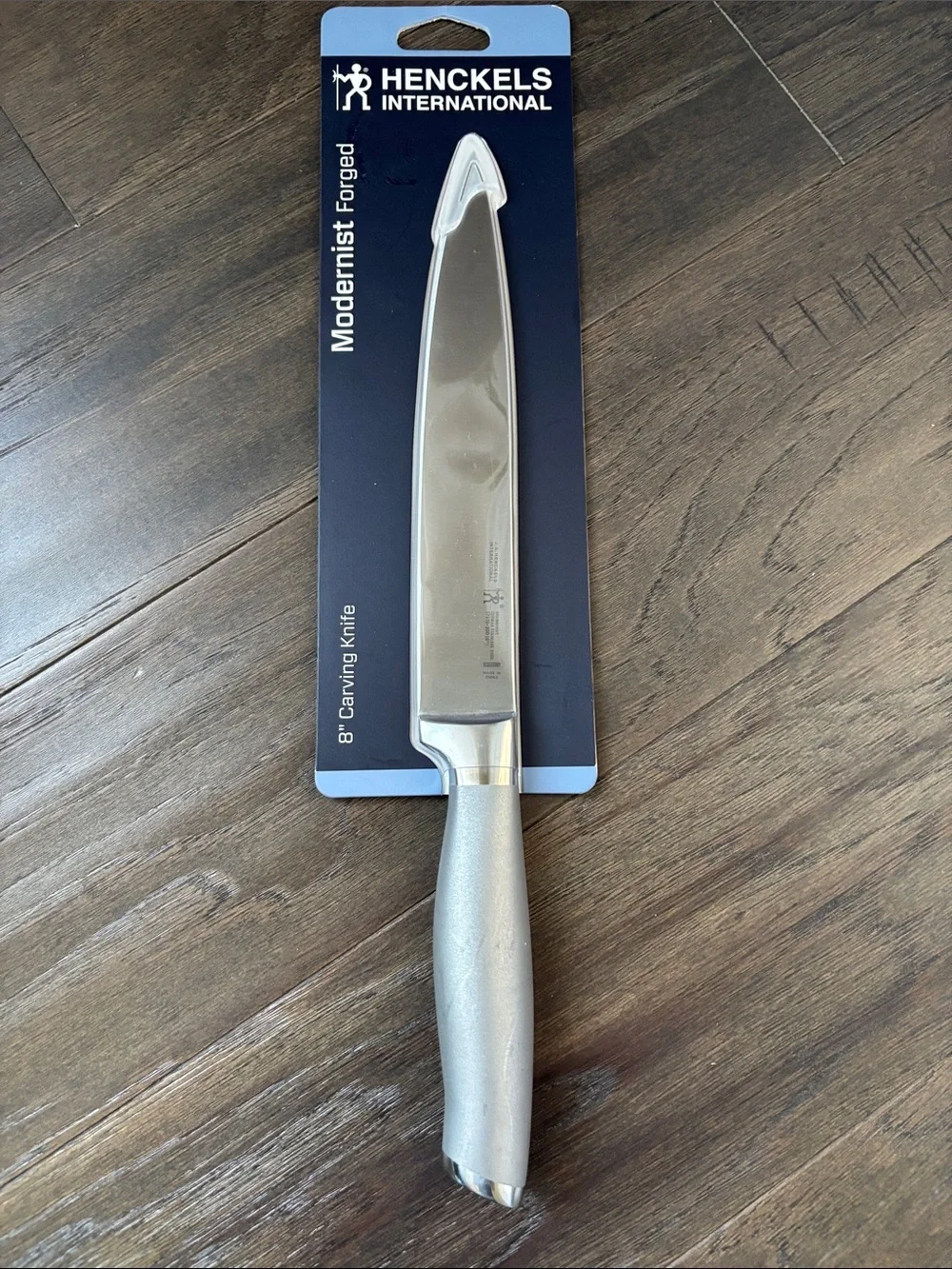 Heckels International Modernist Forged 8” carving knife, satin finish fine edge
